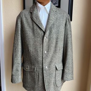 Henry Cotton’s Traditional British Wool Jacket w/ Elbow Patches
